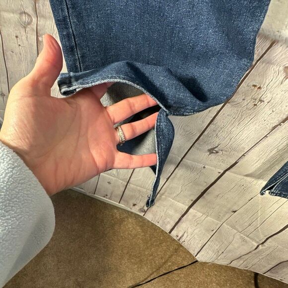 Hudson Jeans Women’s 31 Barbara Loyalty Dark Wash Wide Leg Hi Rise Flare Jeans - Picture 3 of 11